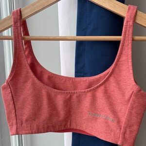 Coral/Peach Small Sports bra